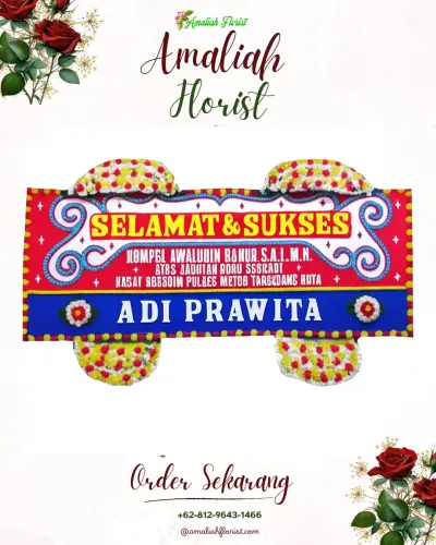 Karangan Bunga Ucapan Selamat di Kadumekar